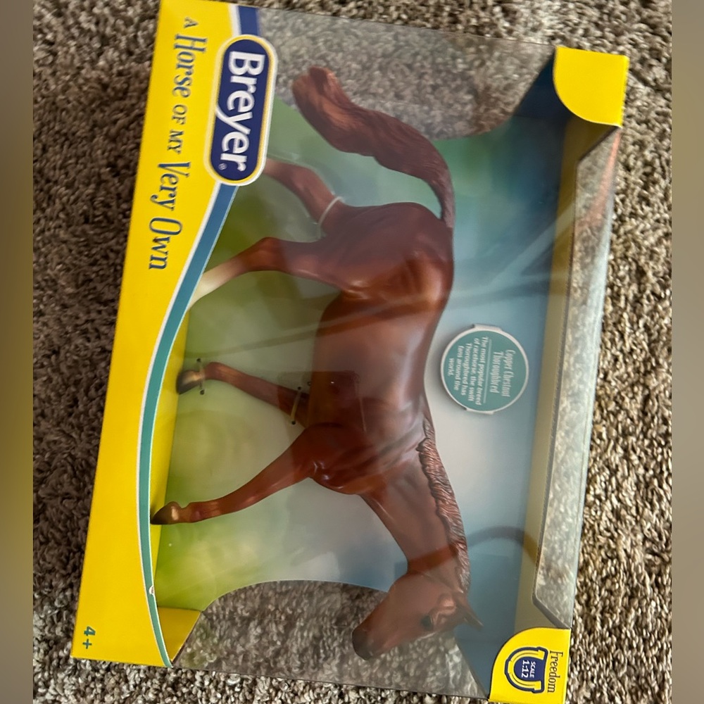 NIB breyer chestnut horse